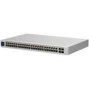 Ubiquiti USW-48 48-port, Layer 2 switch, 48 x GbE ports, 4 x 1G SFP ports, Fanless, silent cooling, ESD/EMP protection, 1.3