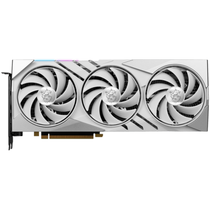 MSI Video Card Nvidia GeForce RTX 4070 Ti SUPER 16G GAMING SLIM WHITE, 16GB GDDR6X, 256-bit, 21 Gbps Effective Memory Clock, 2670 MHz Boost, 8448 CUDA Cores, 3x DisplayPort 1.4a, HDMI 2.1, RAY TRACING, Triple Fan, 700W Recommended PSU, 3Y