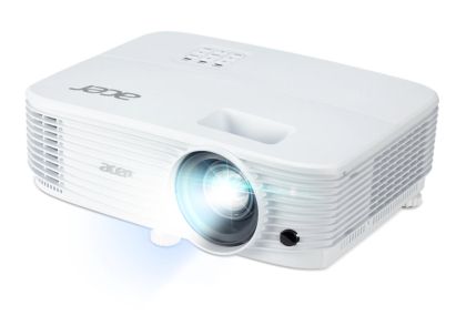 Мултимедиен проектор Acer Projector P1257i DLP, XGA (1024x768), 4800 ANSI LUMENS, 20000:1, 2x HDMI, RCA, Wireless dongle included, Audio in/out, VGA in/out, RS-232,Bluelight Shield, LumiSense, Built-in 10W Speaker, 2.4kg, White+Acer T82-W01MW 82.5