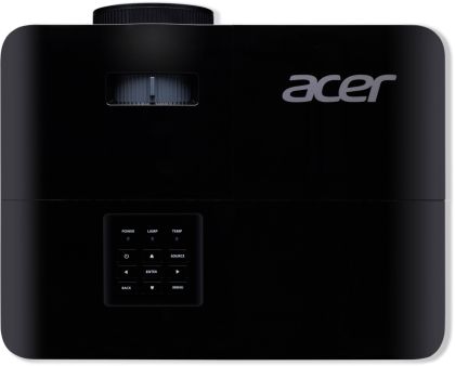 Мултимедиен проектор Acer Projector X129H, DLP, XGA (1024x768), 4800 ANSI Lumens, 20000:1, 3D, HDMI, VGA, RCA, Audio in, DC Out (5V/2A, USB-A), Speaker 3W, Bluelight Shield, LumiSense, 2.8kg, Black